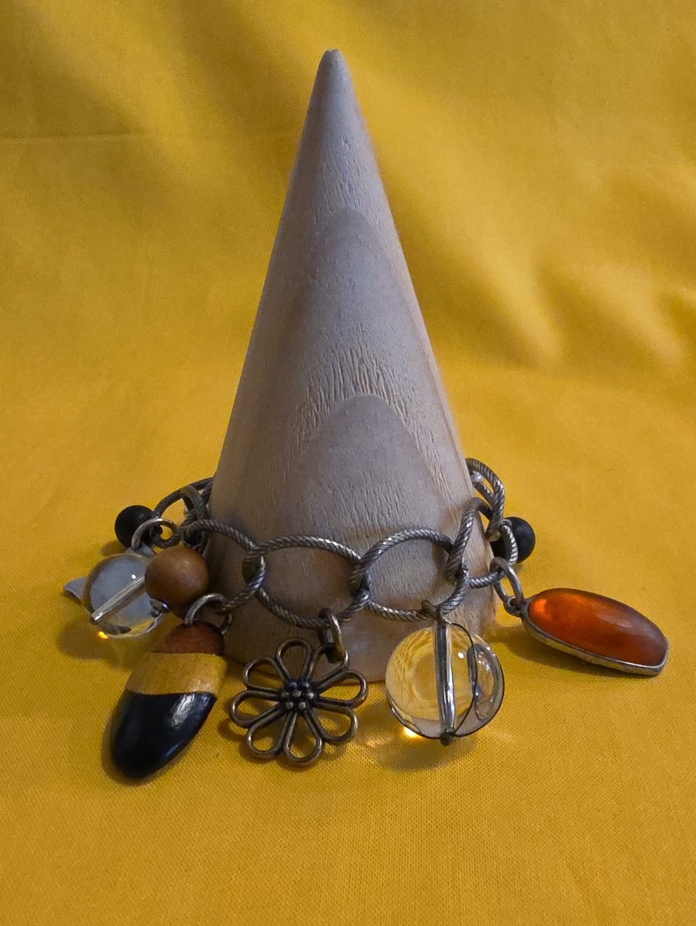 Lucky Brand ▪︎ Boho Charm Toggle Bracelet ▪︎ Multiple Fun Materials ▪︎ UNIQUE!